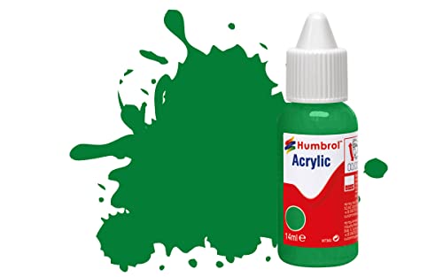 Humbrol DB0002 Acrylic Paint, No 2 Emerald Green-Gloss, 14 ml (Pack of 1) von Humbrol