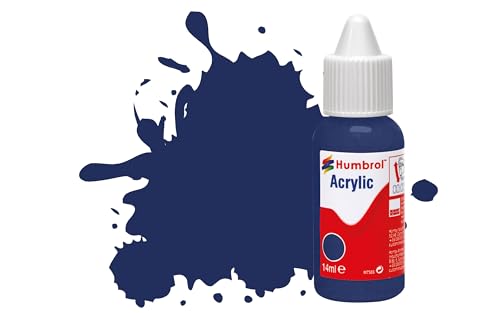 Humbrol DB0015 Acrylic Paint, No 15 Midnight Blue-Gloss, 14 ml (Pack of 1) von Humbrol