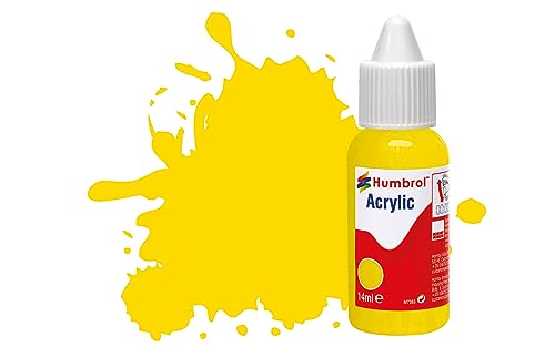 Humbrol DB0069 Metallic-14ml Acrylic Paint, No 69 Yellow-Gloss, 14 ml (Pack of 1) von Humbrol