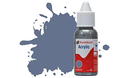 Humbrol DB0096 Acrylic Paint, No 96 RAF Blue-Matt, 14 ml (Pack of 1) von Humbrol