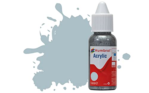 Humbrol DB0127 Acrylfarbe Nr. 127 US Ghost Grey – Satin, 14 ml (1 Stück) von Humbrol