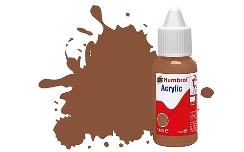 Humbrol DB0186 Acrylic Paint, No 186 Brown-Matt, 14 ml (Pack of 1) von Humbrol