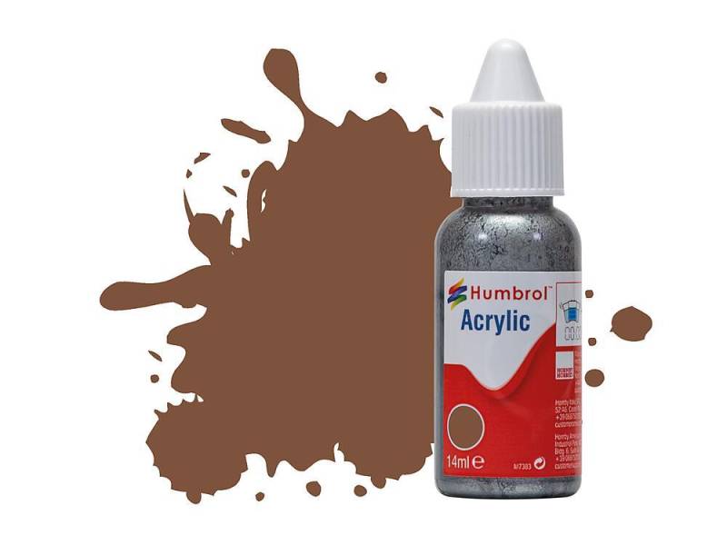 No 186 Brown - Matt  - Acrylic - 14 ml von Humbrol