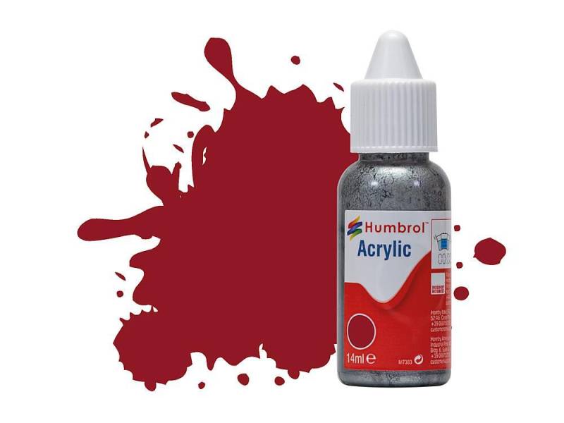No 20 Crimson - Gloss - Acrylic - 14 ml No 20 Crimson - Gloss - Acrylic - 14 ml von Humbrol
