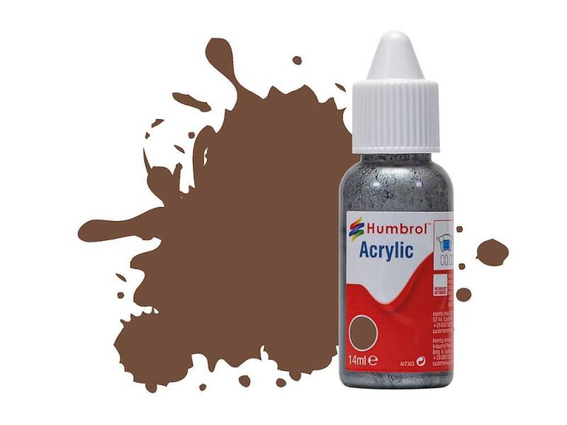 No 98 Chocolate - Matt  - Acrylic - 14 ml von Humbrol