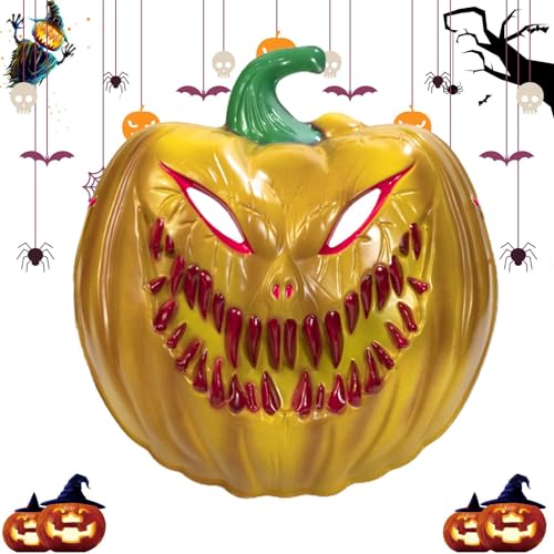 Humdcdy Halloween-Gesichtsbedeckung, kopfbedeckung - -Gesichtsbedeckung | & Geist Vollgesichtsmaskerade PVC Lustiges Feiertagszubehör für Karneval von Humdcdy