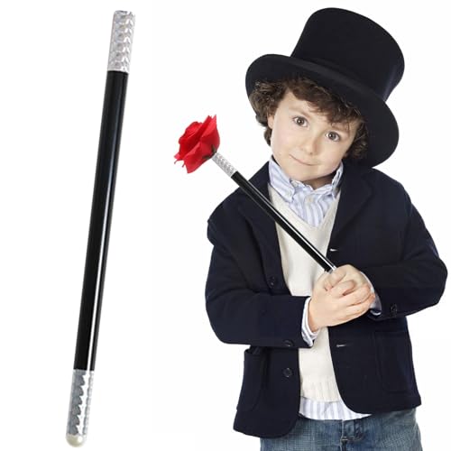 Humdcdy Zaubertricks für Kinder, Stick to Flower Magic Requisiten - Easy Magic Trick Toys Show-Performance-Requisite - Blumen erscheinen in Nahaufnahme auf der Straße, Bühne, magische Requisiten für von Humdcdy