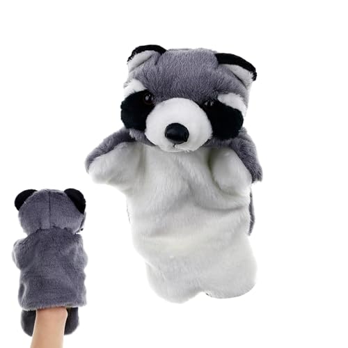 Humkopnl Tier-Handpuppen | Interaktive niedliche Plüschtier-Wrestler-Puppe – Pretend Play Pet Plüsch Hand Wrestling Puppet Spielzeug für Hund, Kätzchen, Katze von Humkopnl