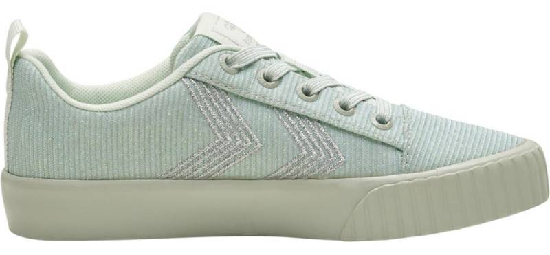 Hummel Base Court Glitter Jr Kinder Sneaker, Pale Aqua, 28, Kinderschuhe von Hummel