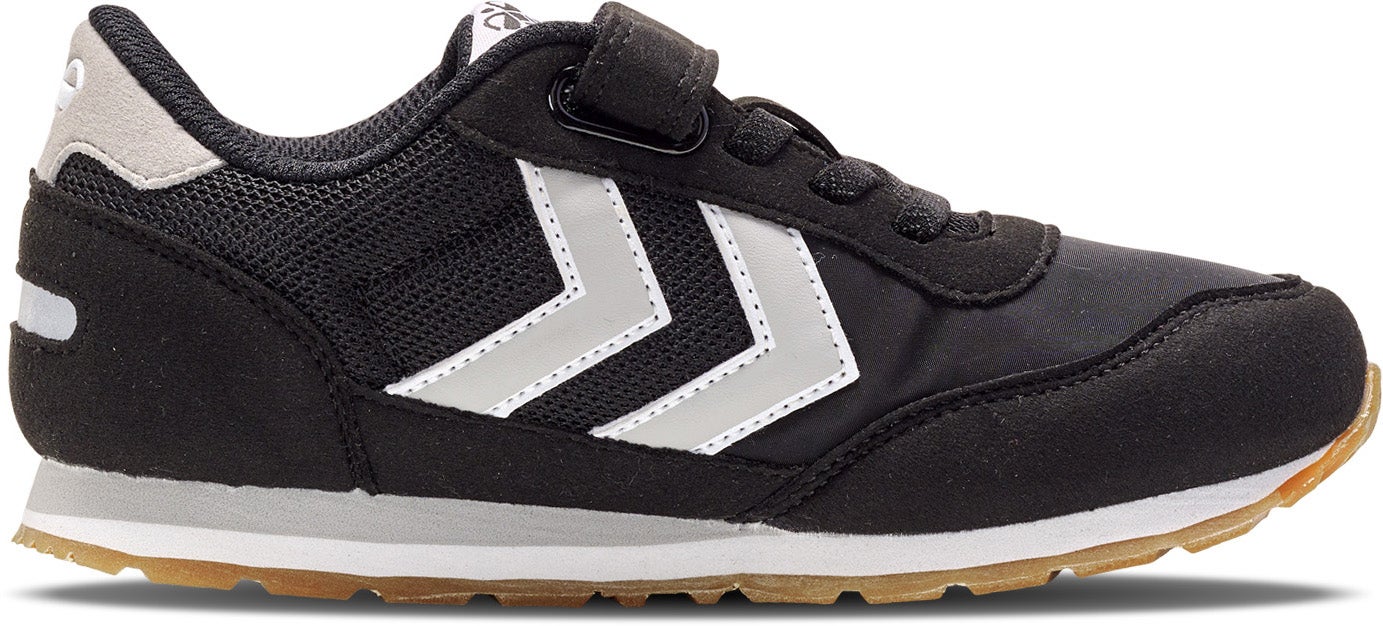 Hummel Reflex Jr Kinder Sneaker, Black, 28, Kinderschuhe von Hummel