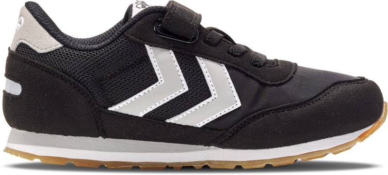 Hummel Reflex Jr Kinder Sneaker, Black, 29, Kinderschuhe von Hummel