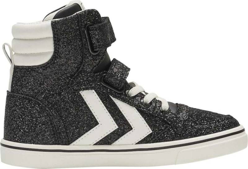 Hummel Slimmer Stadil Glitter Jr Kinder Sneakers, Black, 32, Kinderschuhe von Hummel