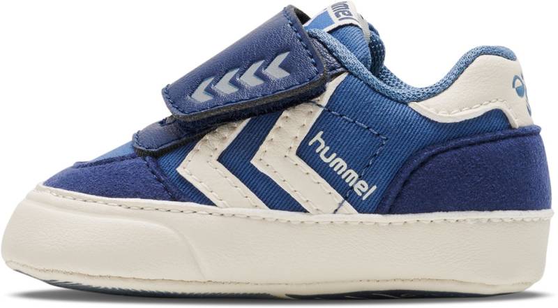 Hummel Stadil Low Crib Infant Kinder Sneaker, Blue Horizon, 18, Kinderschuhe von Hummel