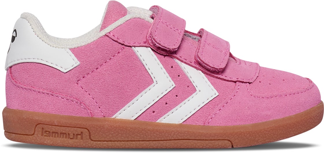 Hummel Victory Suede II Infant Kinder Sneaker, Prism Pink, 19, Kinderschuhe von Hummel