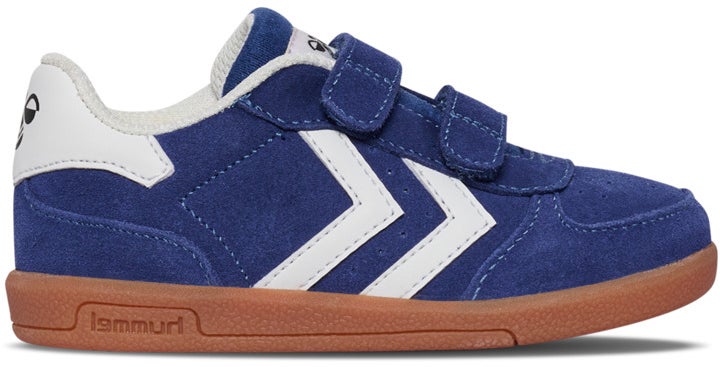 Hummel Victory Suede II Infant Kinder Sneaker, True Navy, 24, Kinderschuhe von Hummel