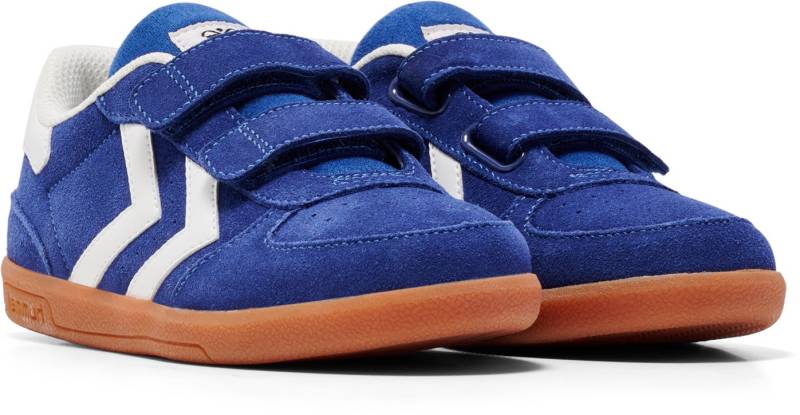 Hummel Victory Suede II Kinder Sneaker, True Navy, 28, Kinderschuhe von Hummel