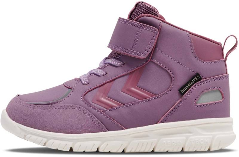 Hummel X-Light 2.0 Mid Tex Jr Kinder Sneaker, Very Grape, 23, Kinderschuhe von Hummel