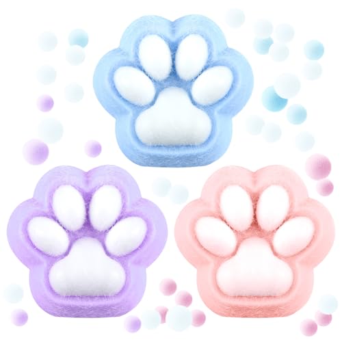 3 Stück Squishy Pfote Toy, Squishy Cat Paw Anti Stress Ball, Katzenpfoten Squishy Taba Squishy Paw, Squishy Katze Anti Stress Spielzeug Für Jungen Und Mädchen Geschenk von Humtudeit