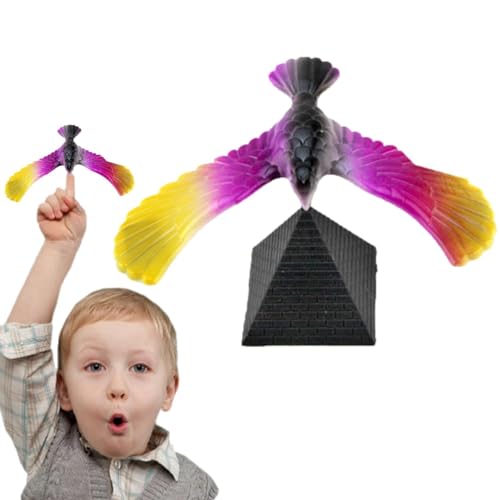 HunicandIU 2 Stuck Balance Eagle, Balancierender Vogel Für Finger, Balance Bird Schwerkraft Vogel Mit Pyramiden, Schwebevogel Balancieren Vogel Spielzeug, Trick Party Für Kinder von HunicandIU