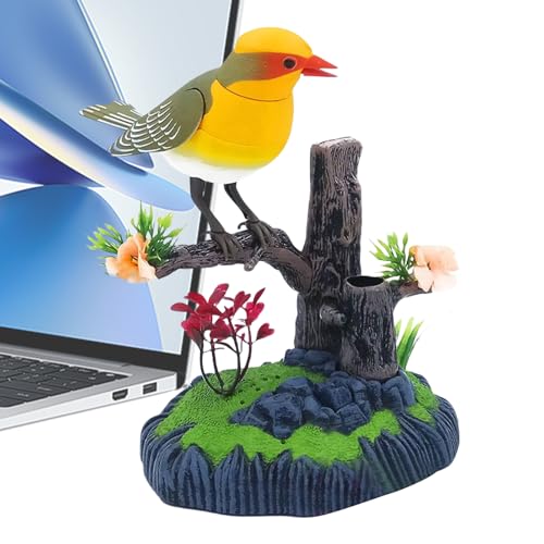 HunicandIU Elektronischer Simulationsvogel | Stiftehalter Mit Vogelgezwitscher | Dekorativer Realistischer Haustiervogel Für Schulkinder Kinderzimmer Wohnzimmer Küche Erwachsene Geburtstag HunicandIU Elektronischer Simulationsvogel | Stiftehalter Mit Vogelgezwitscher | Dekorativer Realistischer Haustiervogel Für Schulkinder Kinderzimmer Wohnzimmer Küche Erwachsene Geburtstag von HunicandIU