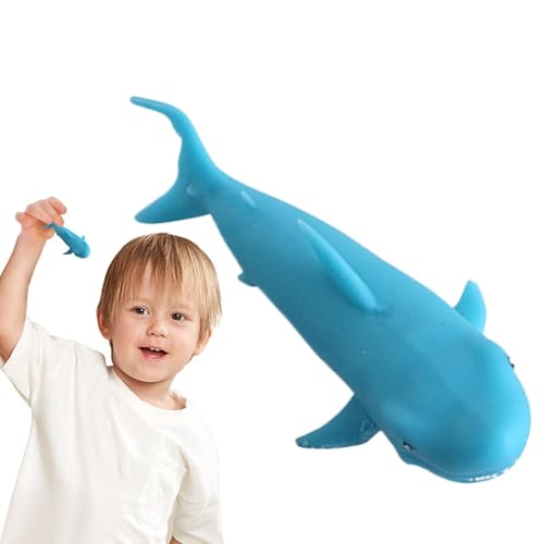 HunicandIU Slingshot Shark Fingerspielzeug,Stretchy Finger Shark Slingshot, Haitier Fidget Spielzeug Fingerschleuder, Erwachsene Kinder Streich Requisiten Indoor Outdoor Entspannende Spielzeuge für von HunicandIU