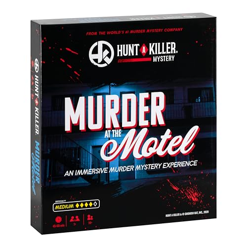 Jage einen Killer Mystery Murder IM Motel EIN immersives Murder Mystery Game Verwenden Sie die realistischen Beweise und Dokumente, um den Mörder zu fangen. 1 bis 5 Spieler ab 14 Jahren von Hunt A Killer