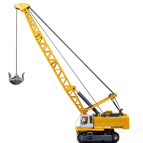 Huraoerrrr 1:87 HO Scale Tower Kabel Crane All-Alloy-Turmkabel-Bagger Simuliertes Zugbahnmodellszenerdekoration Züge Zubehör Fahrzeugspielzeugmodelle von Huraoerrrr