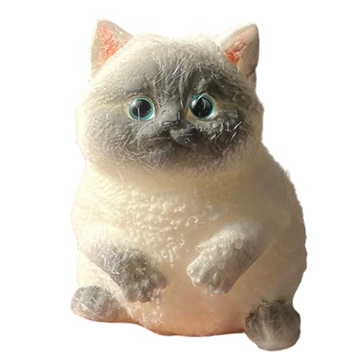 Huraoerrrr Cat Stress Ball, niedliche siamesische Squeeze-Spielzeug für Kinder, langsam ansteigende Ultra-weiche Angst Erleichterung für Partygunst, Geschenke, Schulbelohnungen Huraoerrrr Cat Stress Ball, niedliche siamesische Squeeze-Spielzeug für Kinder, langsam ansteigende Ultra-weiche Angst Erleichterung für Partygunst, Geschenke, Schulbelohnungen von Huraoerrrr