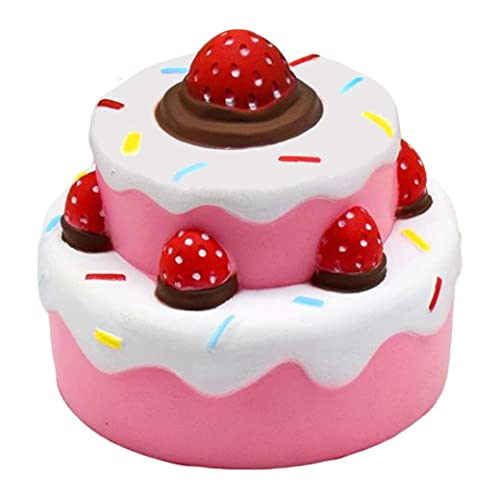 Jumbo Duft langsam aufsteigender Cheeki Strawberry Cake Kawaii Spielzeug für Kinder und Erwachsene von Huraoerrrr