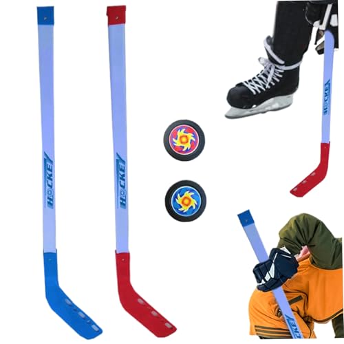 Kinderhockey -Set, Junior Street Hockey -Set umfassen 28 -Zoll -Kinderhockeystock und Hockey, Mini Hockey Stick für Jungen und Mädchen, Innenhocke -Eishockey -Trainingspflichten Kinder Geschenke von Huraoerrrr