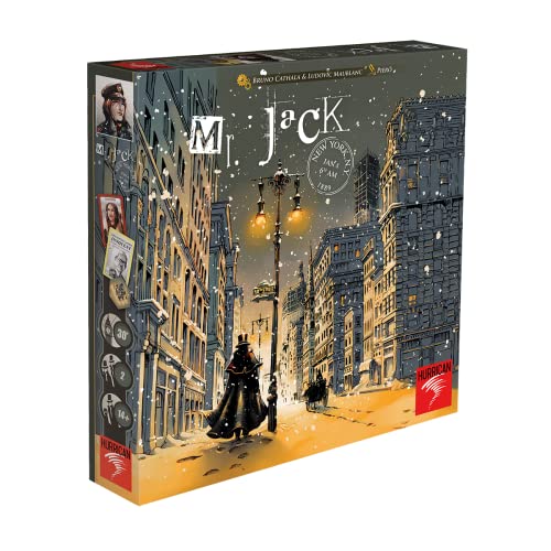 Hurrican, Mr. Jack – New York, Familienspiel, Deduktionsspiel, 2 Spieler, Ab 14+ Jahren, 30+ Minuten, Deutsch von Hurrican