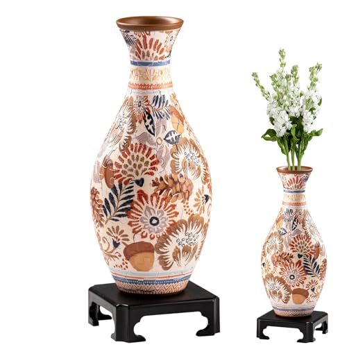 Husoiuy 3D-Kunst-Puzzlevase | 160-teilige D-IY-Blumenvase Zum Zusammenbauen | Blumenvase Aus Porzellan Mit Einzigartigem Design - Lernspielzeug Für Die Heimdekoration von Husoiuy