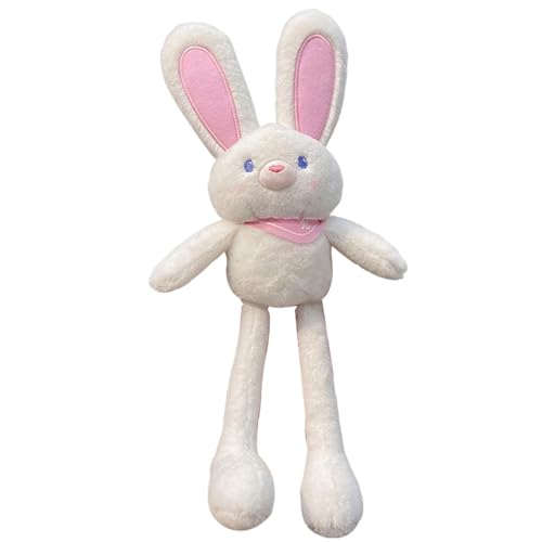 Husoiuy Bunny Stuffed Animal, ausgestopfte | 11,81 Zoll Osterhase Plüschpuppe - Dekorationsmaterial, Rucksackcharm, dehnbarer Schlüsselbund Anhänger für Girlfriends Sisters von Husoiuy