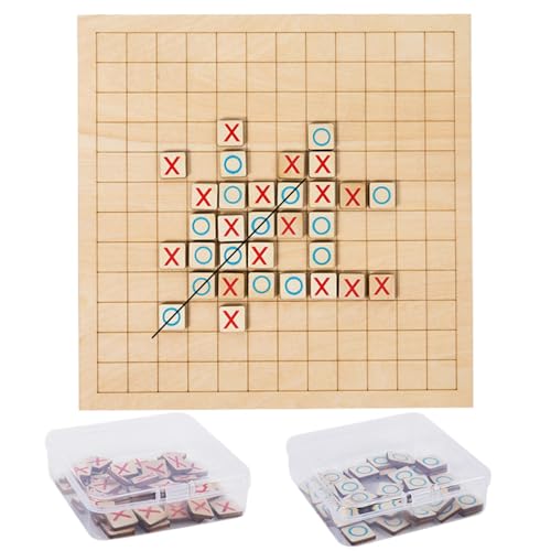 Husoiuy Schachspiel für Kinder, Anfänger, interaktives Brettspiel - 2-in-1-Klassiker-Brettspiel für Kinder | Klassisches interaktives Puzzlespiel aus Holz für Kinder, Früherziehung für Zwei Spieler von Husoiuy