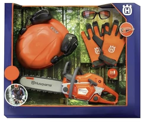 Husqvarna Spielzeug-Kettensäge 550 XP mit Schutzausrüstung von Husqvarna