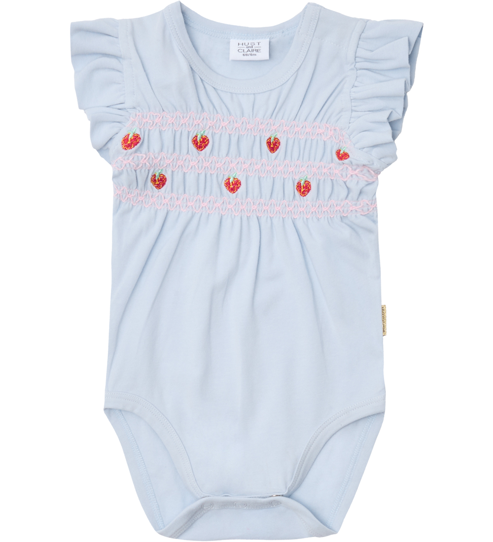 Hust and Claire Body ohne Ärmel - Britt - Winter Sky m. Erdbeere - Hust and Claire - 56 - Body ärmellos Hust and Claire Body ohne Ärmel - Britt - Winter Sky m. Erdbeere - Hust and Claire - 56 - Body ärmellos von Hust and Claire