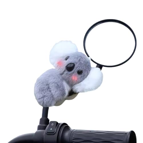 Hutnncg Koala-Ornamente für Rückspiegel,Koala-Rückspiegel-Anhänger,Weicher Koala Stofftier Spiegel Anhänger | Kabelbinder, multifunktionale Koala-Spielzeug-Ornamente für Motorrad, Schlafzimmer, Auto, von Hutnncg