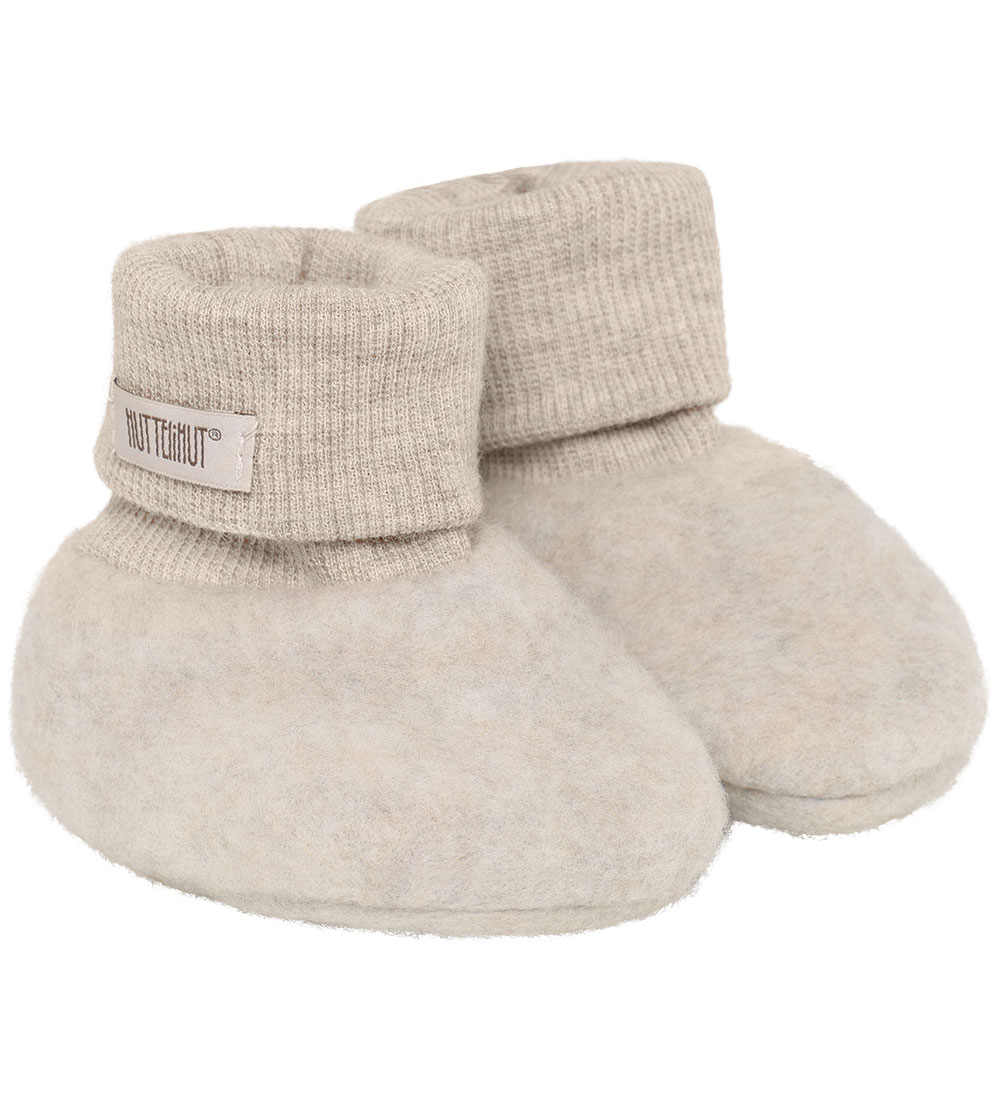 Huttelihut Krabbelschuhe - Wollvlies - Camel Melange - Huttelihut - 62/68 - Krabbelschuhe Huttelihut Krabbelschuhe - Wollvlies - Camel Melange - Huttelihut - 62/68 - Krabbelschuhe von Huttelihut