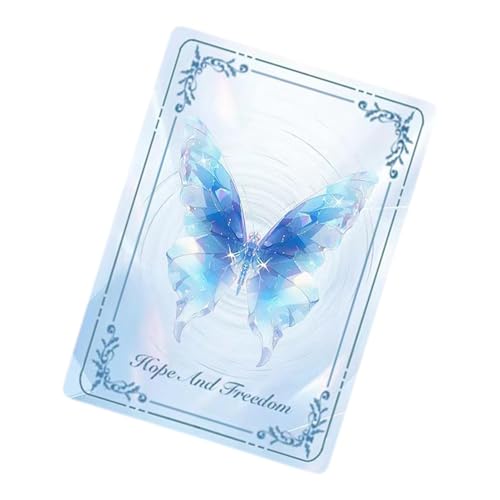 3D-Wechsel-Tarotkarten, dynamisches visuelles Tarot-Tarot, Schmetterling-Tarotkarten, Sammlerstück, Tarotkarten, Karteikarte, Tarot-Sammelgrußkarten, fliegender Schmetterling, Lernkarte für Frauen, von Huvqianu