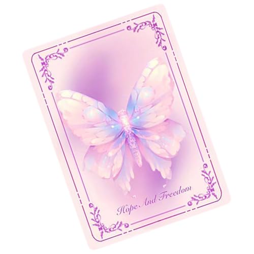 3D-Wechsel-Tarotkarten, dynamisches visuelles Tarot-Tarot, Schmetterling-Tarotkarten, Sammlerstück, Tarotkarten, Karteikarte, Tarot-Sammelgrußkarten, fliegender Schmetterling, Lernkarte für Frauen, von Huvqianu