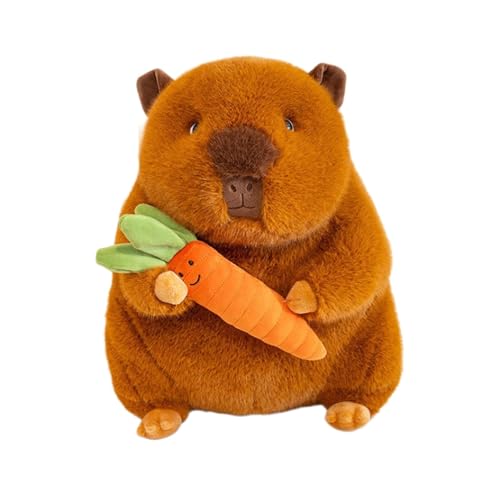 Capybara Plush Doll, Skin Friendly, Capybara Plush Toy, PP Cotton Material, Animal Sleeping Hugging Pillow for Sofa, Bedroom, Living Room, 9.84x5.91 inches, 160g von Huvqianu