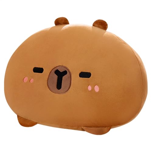 Capybara Plush Toy, Soft Stuffed Animals, 15.7 Inches Capybara Doll Animal, Kids Huggable Cuddly Design, Plush for Home, Bedroom, and Decoration Can Bring Outdoor von Huvqianu