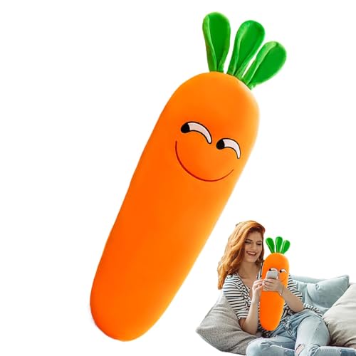 Carrot Hugging Pillow, Plush Carrot Pillow, Stuffed Carrot Toy, Cute Carrot Pillow, Carrot Shape Pillow, Children's Sleeping Pillow, Soft Carrot Toy, Carrot Pillow Doll, Bedroom Carrot Pillow, Sofa Pi von Huvqianu