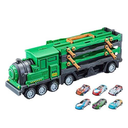 Ejection Truck Toy, Big Transport Foldable Car Carrier, 16.14x4.13in Launch Vehicles Set, Sturdy Transport Truck for Kids, Educational Gift for Birthday and Holidays von Huvqianu