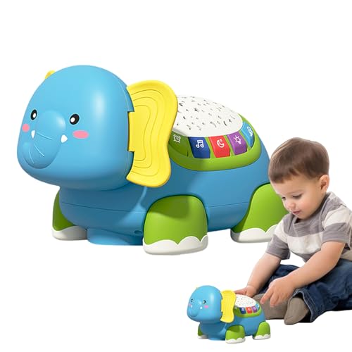 Huvqianu Bewegungs Spielzeug Für Babys - Elefanten Musikspielzeug Zur Krabbelförderung,Sensorisches Lernspielzeug Mit Spaßfaktor Für Mädchen Und Im Kinderzimmer Huvqianu Bewegungs Spielzeug Für Babys - Elefanten Musikspielzeug Zur Krabbelförderung,Sensorisches Lernspielzeug Mit Spaßfaktor Für Mädchen Und Im Kinderzimmer von Huvqianu
