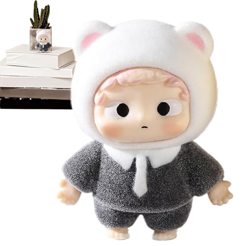 Huvqianu Cartoon-Figur, süße Figur - Beflockte Puppen-Sammelstücke für Kinder - Fashion Dolls Home Room Desktop-Dekoration Trendige Sammlerstücke von Huvqianu