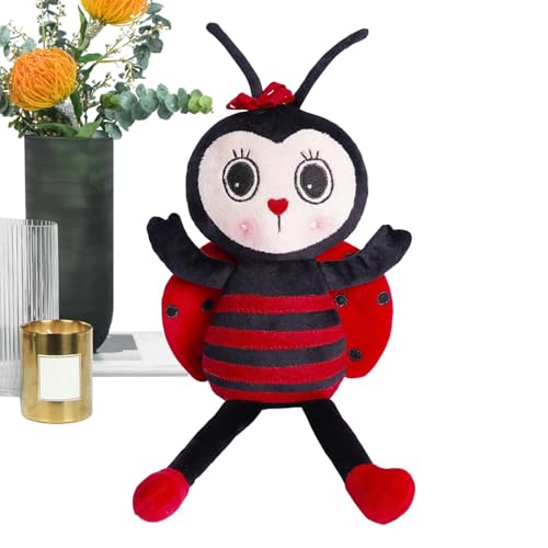 Huvqianu Cute Ladybug Plushie, Soft Long-Legged Ladybug Toy, 5.91x13.78in Plush Animal Doll, Adorable Pillow, Room Decor Plush, Perfect Home Decoration for Kids and Adults von Huvqianu