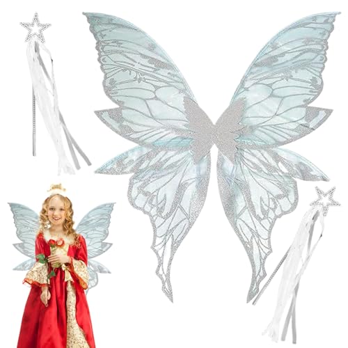 Huvqianu Feenflügel Für Mädchen - Engelsflügel Zum Verkleiden - Bunte Verkleidung Für Kinder Mädchen Fotografie Requisiten Mottoparty Halloween Kostüm Accessoires Huvqianu Feenflügel Für Mädchen - Engelsflügel Zum Verkleiden - Bunte Verkleidung Für Kinder Mädchen Fotografie Requisiten Mottoparty Halloween Kostüm Accessoires von Huvqianu