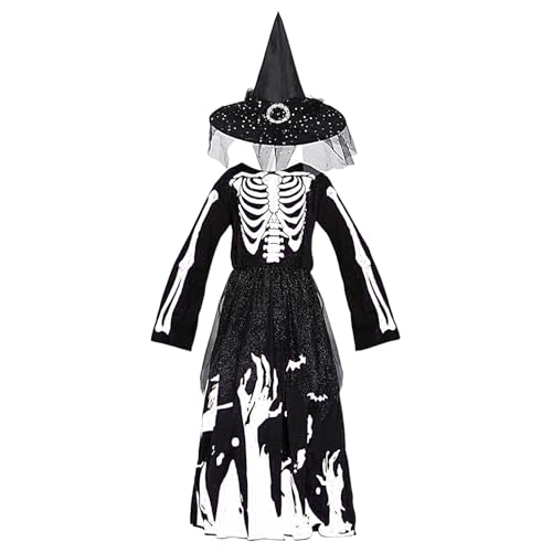Huvqianu Hexenkostüm für Mädchen, niedliches Hexenkostüm, bequem, kreative Cosplay-Requisiten für Party, Club, Festival, Geburtstag, Halloween, Outdoor-Kinder Huvqianu Hexenkostüm für Mädchen, niedliches Hexenkostüm, bequem, kreative Cosplay-Requisiten für Party, Club, Festival, Geburtstag, Halloween, Outdoor-Kinder von Huvqianu
