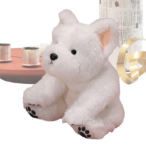 Huvqianu Hund Kuscheltier - Realistische Plush Hund Spielzeug Für Kinder | Kuschelweicher Schlafbegleiter Für Haustierliebhaber Auto Erwachsene Kinder Wohnzimmer Couch Bettseite Huvqianu Hund Kuscheltier - Realistische Plush Hund Spielzeug Für Kinder | Kuschelweicher Schlafbegleiter Für Haustierliebhaber Auto Erwachsene Kinder Wohnzimmer Couch Bettseite von Huvqianu